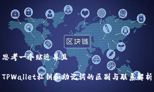 思考一个贴近并且

TPWallet私钥和助记词的区别与联系解析