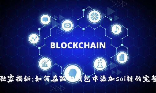 专家独家揭秘：如何在狐狸钱包中添加sol链的完整攻略