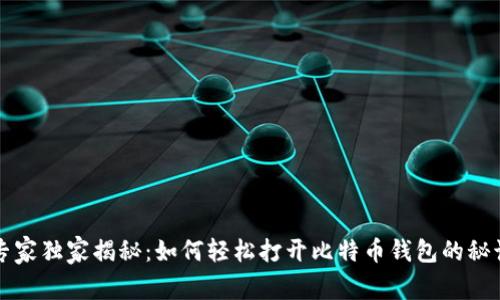 专家独家揭秘：如何轻松打开比特币钱包的秘诀