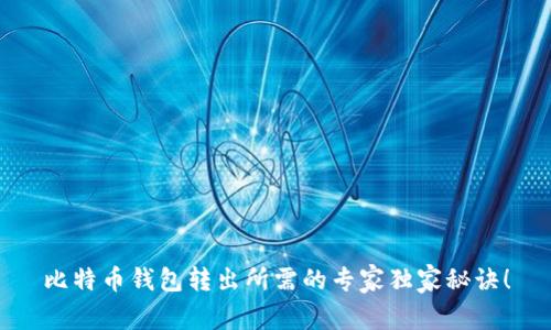 比特币钱包转出所需的专家独家秘诀！