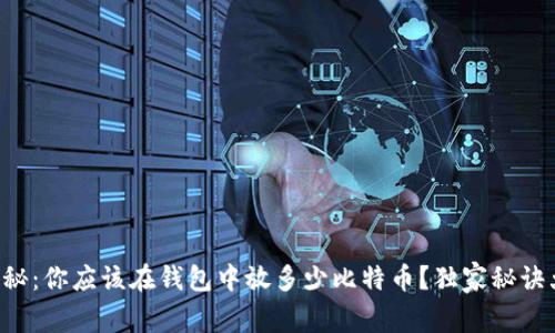 专家揭秘：你应该在钱包中放多少比特币？独家秘诀大公开！