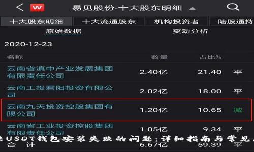 解决USDT钱包安装失败的问题:详细指南与常见原因
